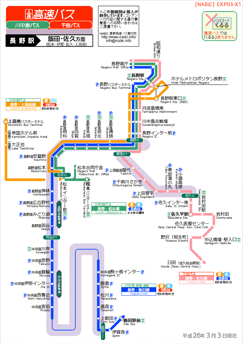 路線図[EXP03-X1]